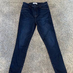 A&F Curve Love High Rise Super Skinny Ankle Jeans